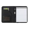A5 PU Padded Portfolio Black | Without Branding
