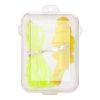 Silicone Earplugs Attached To A Cord Yellow | Without Branding
