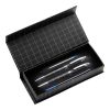 Metal Ball Pen & Rollerball Black - Silver | 1-Colour Pad Print