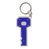 Keychain With Key Shaped Hanger Medium Blue | Without Branding