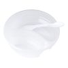 Plastic Round Salad Box Light Green | Without Branding