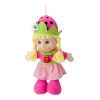 Cotton Stuffed, Girl Shaped Doll Colourful | 1-Colour Pad Print