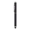 Laser Pen With LED Light & Rubber Tip Black | 1-Colour Pad Print