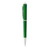 Plastic Ball Pen With Silver Coloured Tip Green | Without Branding