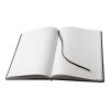 A4 Approx Notebook Bound In A PU Black | 1-Colour Pad Print
