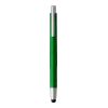 Plastic Ball Pen & Stylus Green | Without Branding