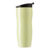 Stainless Steel, Double Walled Vacuum Travel Mug Yellow | 1-Colour Pad Print