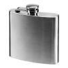 6Oz Stainless Steel Hip Flask Brown | 1-Colour Pad Print