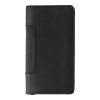 Leather Charles Dickens Zipper Travel Wallet Black | 1-Colour Pad Print