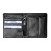Bonded Leather Wallet Black | 1-Colour Pad Print
