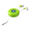 Reely Retractable Earbuds Light Green | Without Branding