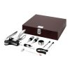 Executive 9-Piece Wine Set Brown | Without Branding