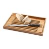 Bistro Cutting Board With Bread Knife Beige | Without Branding
