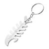 Fish Bone Key Chain & Cord Wrap Silver | Without Branding