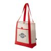 Lighthouse Non Woven Tote White - Red | Without Branding