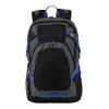 Milton 14" Laptop Backpack Black - Royal Blue | Without Branding