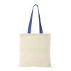 Nevada Cotton Tote Beige - Royal Blue | 3 - Colour Screen Print