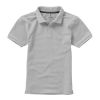 Calgary Short Sleeve Kids Polo Light Grey | Without Branding