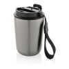 Cuppa RCS re-steel vacuum tumbler with lanyard silver-black | not available | not available | not available