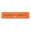 15cm/6” Solid Plastic Ruler White | Plain