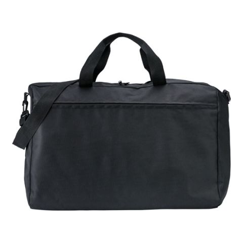 Polyester (1680D) Travel Bag Black | 1-Colour Screen Print