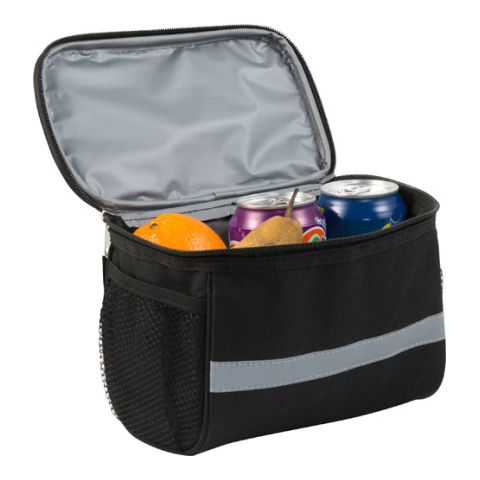Polyester Bicycle Cooler Bag (600D) Black | Without Branding