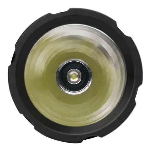 Aluminium Torch, With A 3W Bulb Black | 1-Colour Pad Print