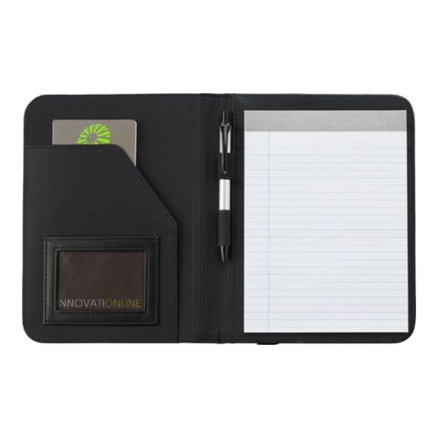 A5 PU Padded Portfolio Black | Without Branding
