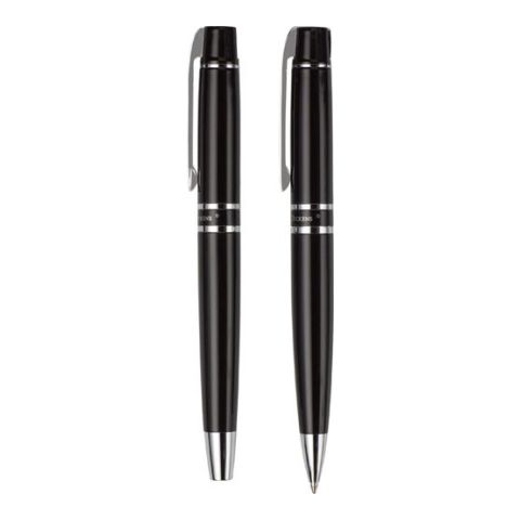 Charles Dickens Ball Pen &amp; Rollerpen Black | 1-Colour Pad Print