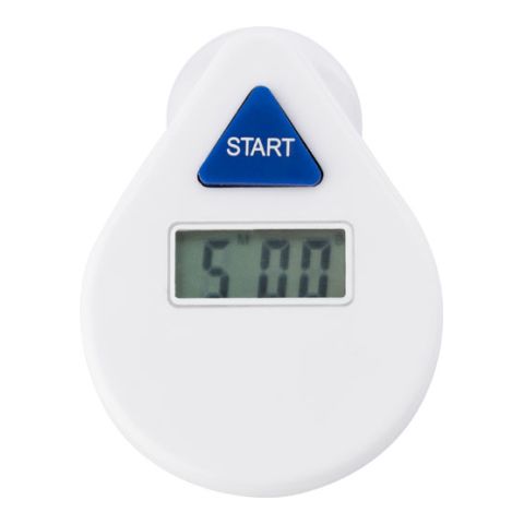 Plastic Electronic Shower Timer White | 1-Colour Pad Print