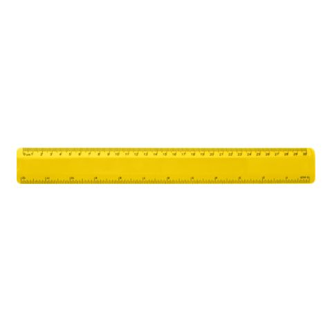Plastic Flexible Ruler (30 Cm/12 Inches) Yellow | Without Branding