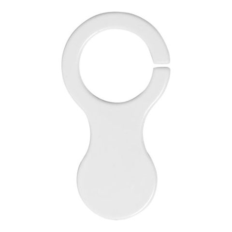 Plastic Keychain White | Without Branding