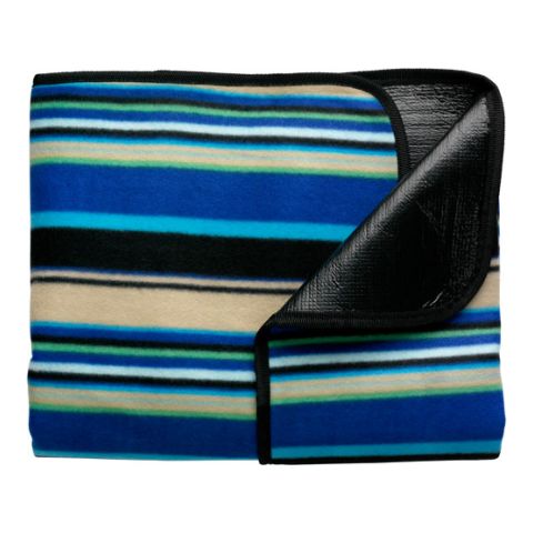 Fleece Blanket In Pouch Royal Blue | 1-Colour Pad Print