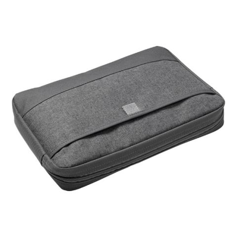 Poly Canvas Laptop Bag (600D) Grey | Without Branding