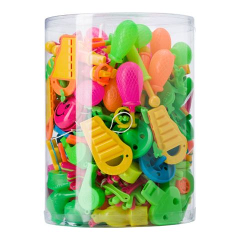 PVC Tube With An Assortment Of Toys Colourful | Without Branding