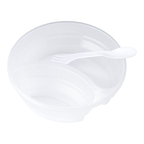 Plastic Round Salad Box Light Green | Without Branding