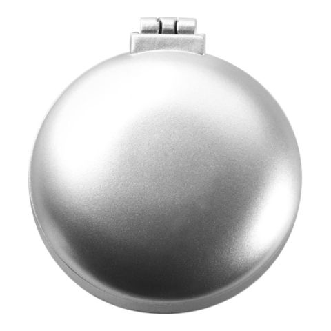 Pocket Mirror With Brush Silver | Without Branding