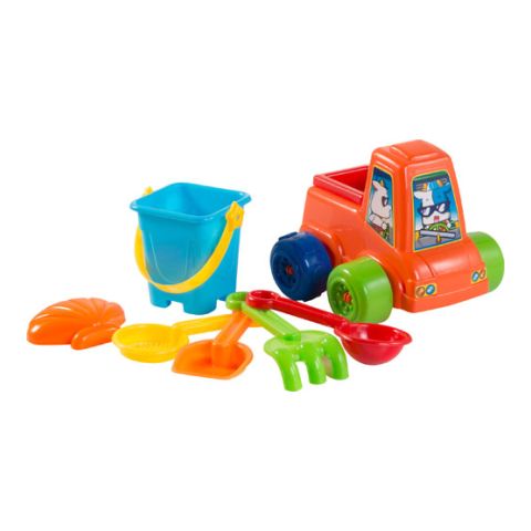 Plastic Beach Set Colourful | Without Branding