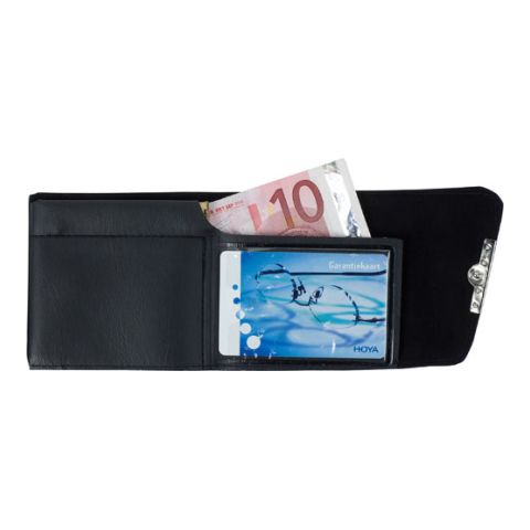 PVC Pinch Wallet Black | Without Branding