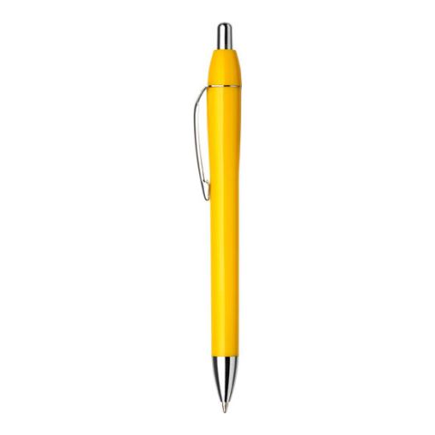 Juno Retractable Ball Pen Yellow | Without Branding