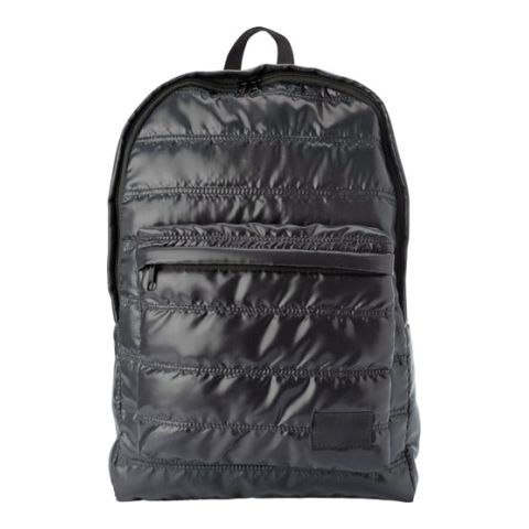 Polyester 240D Backpack Black | 1-Colour Transfer Print