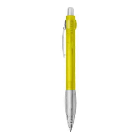 Clear Ball Pen Yellow | Without Branding