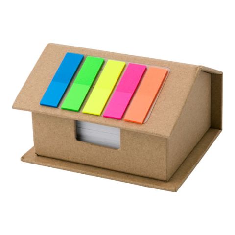 House-Shaped Card Memo Holder Brown | Without Branding