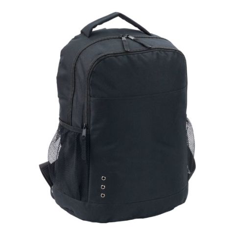 Backpack In A 600D Polyester  Black | Without Branding