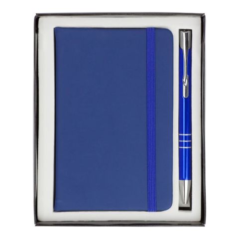 Note Book &amp; Ball Pen Set Medium Blue | Without Branding