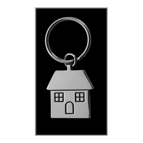 House Shaped Metal Key Holder Silver | Without Branding
