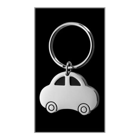 Car Shaped Metal Key Holder Silver | Without Branding