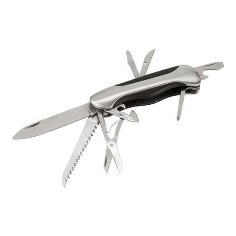 Pocket Knife Black - Silver | Without Branding