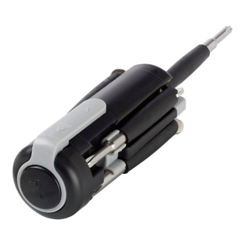 6-In-1 Screwdriver Black - Grey | Without Branding