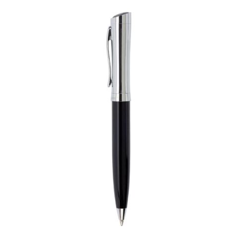 Charles Dickens Twist Action Ball Pen Black - Silver | 1-Colour Pad Print
